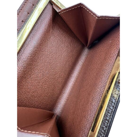 Louis Vuitton Monogram Classic Porte Monnaie Vennois Snap Button French Wallet - Picture 11 of 16